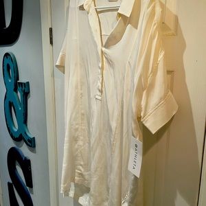 Beautiful brand new silk popover Tunic